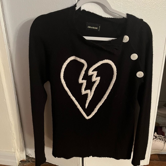 ZADIG & VOLTAIRE CASHMERE SWEATER - Picture 2 of 3